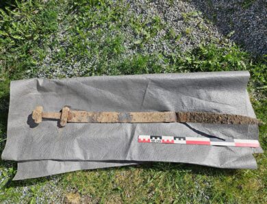 У Норвегії шестирічний хлопчик знайшов у полі меч віком 1300 років