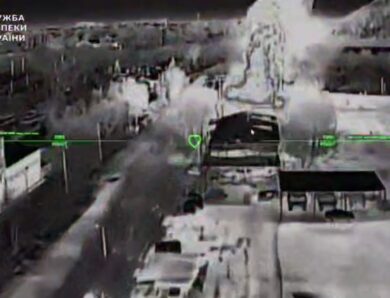 З&rsquo;явилося відео знищення російських об’єктів на Луганщині