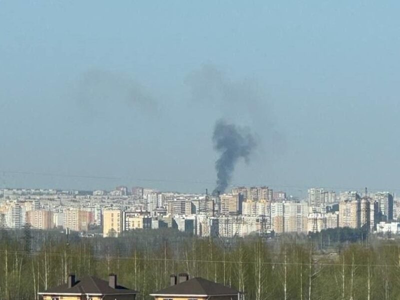 З’явився момент влучання ракети по заводу в РФ