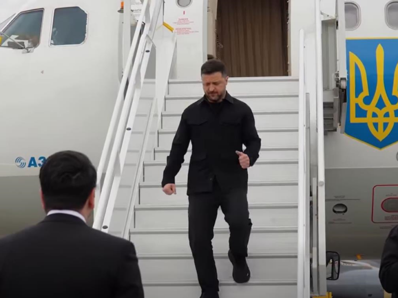 Зеленський прибув до Вірменії