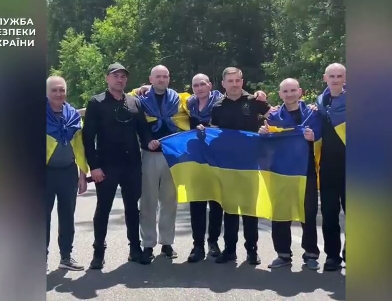 СБУ показала ексклюзивне відео обміну полоненими 27 червня