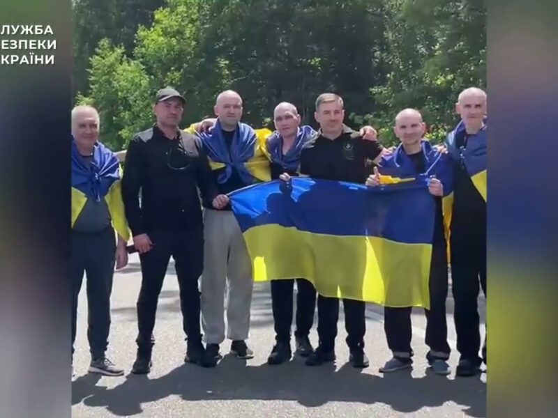 СБУ показала ексклюзивне відео обміну полоненими 27 червня