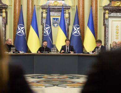 Звернення Володимира Зеленського до учасників засідання Ради Україна – НАТО в Києві