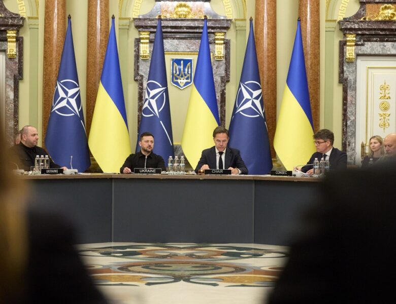 Звернення Володимира Зеленського до учасників засідання Ради Україна – НАТО в Києві