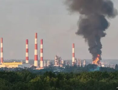 Атака БпЛА: у Самарі палає ключовий НПЗ Роснефти