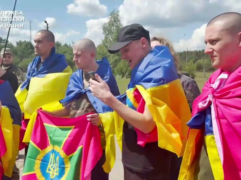 СБУ показала ексклюзивне відео з обміну полоненими 5 червня