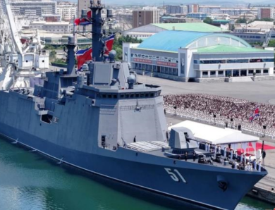 КНДР прийняла на озброєння перший есмінець майбутнього ядерного флоту