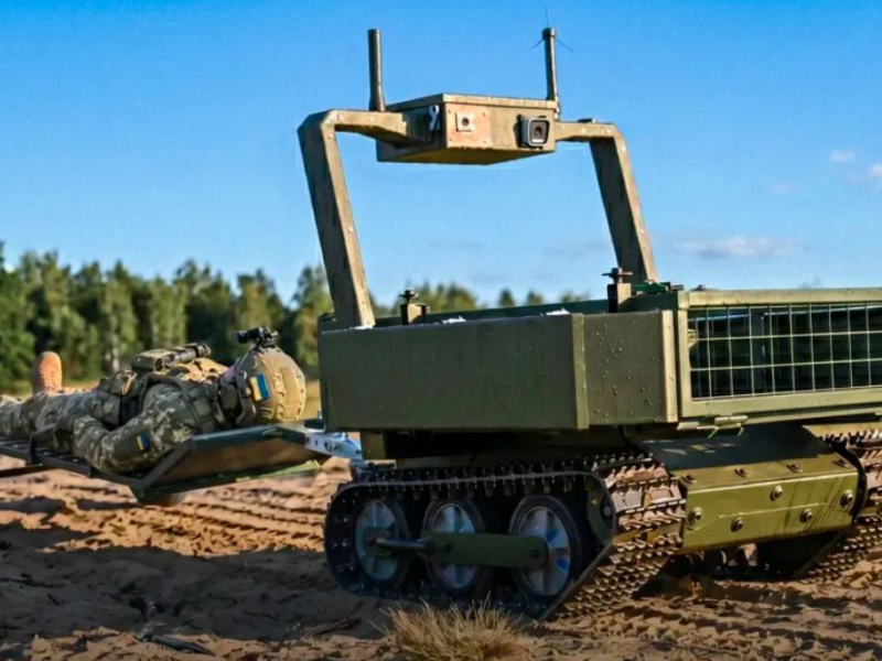 Модернізований наземний робот Вепр посилить арсенал медеваків у ЗСУ