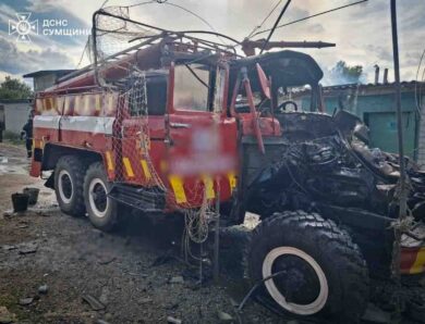 На Сумщині росіяни вдарили по рятувальниках
