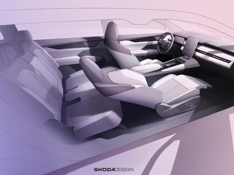 Skoda розкрила інтер&rsquo;єр нового електрокросовера Peaq перед прем&rsquo;єрою