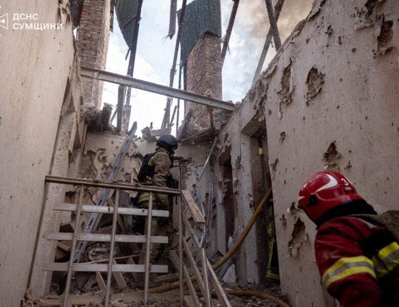Суми потрапили під артобстріл, шестеро поранених