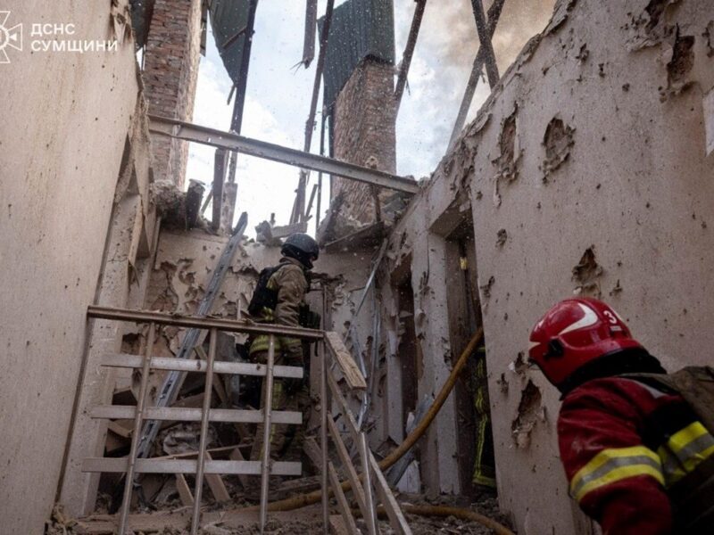 Суми потрапили під артобстріл, шестеро поранених