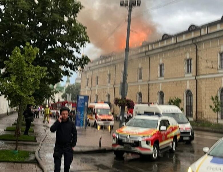 Удар по Лаврі та кіностудії Довженка: стали відомі наслідки