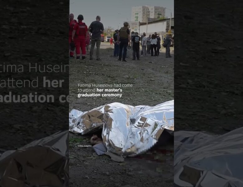 Student was killed in Kharkiv next to her graduation gown