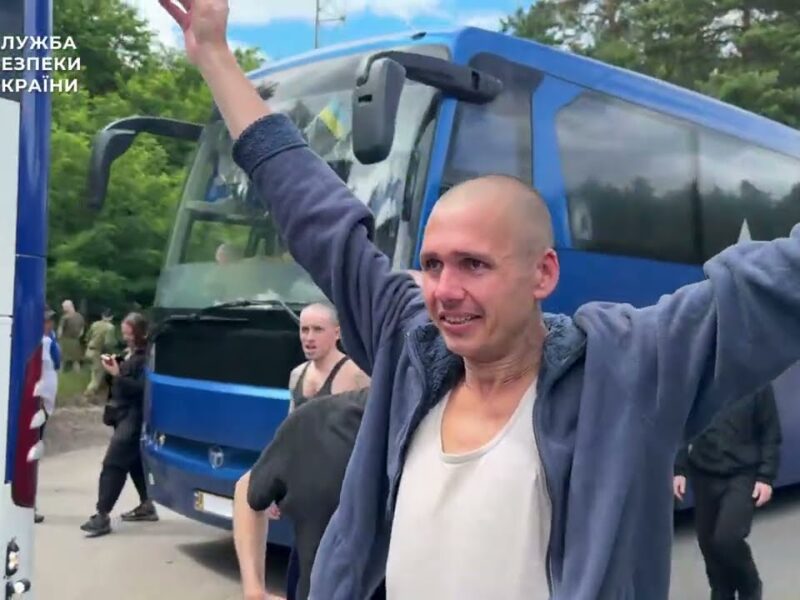 СБУ показала ексклюзивне відео з обміну полоненими 26 червня