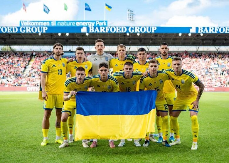 Збірна України провела лише половину спарингу із збірною Данії