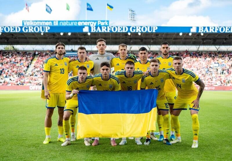 Збірна України провела лише половину спарингу із збірною Данії