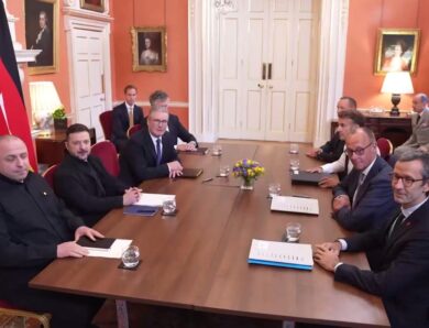 Зеленський розповів, про що говорив зі Стармером, Макроном та Мерцем