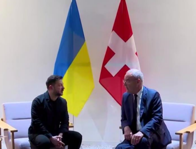 Зеленський зустрівся з президентом Швейцарії