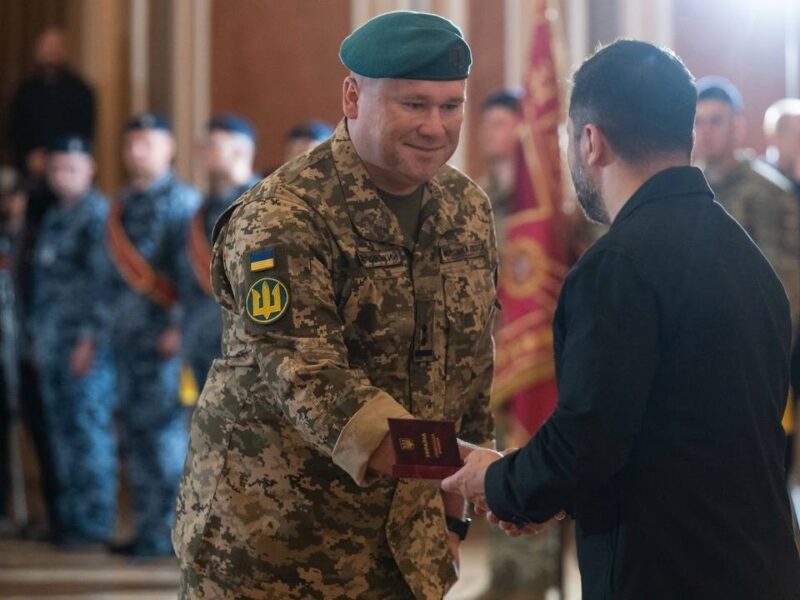 Президент відзначив воїнів, які захищають Україну у складі Військово-Морських сил