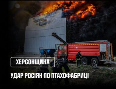 Херсонщина: російська авіація завдала удару по птахофабриці