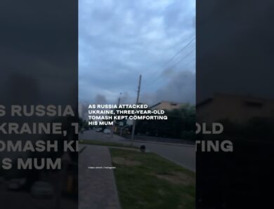 “I am with you, mum. Don’t be scared”, 3-year-old Tomash during Russia’s attack