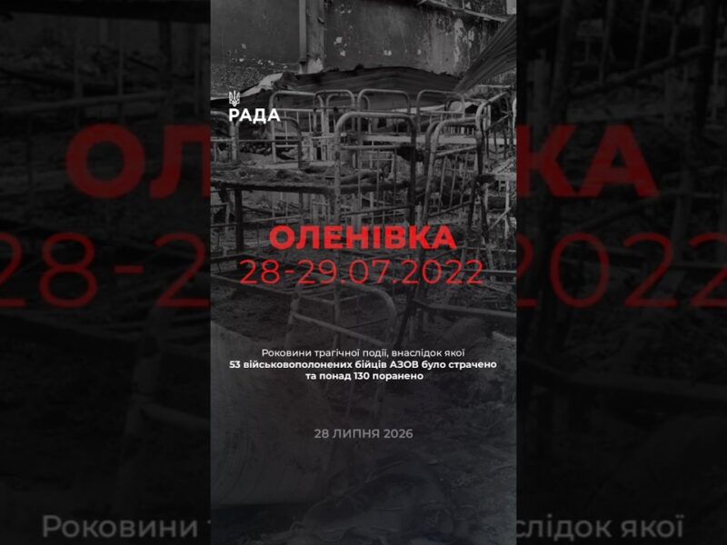 У ніч з 28 на 29 липня 2022 року на території Оленівської колонії відбувся спланований теракт