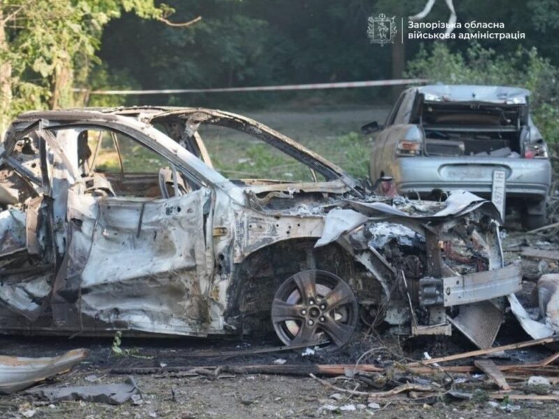Атака РФ по Запоріжжю загинули троє людей, ще 15 поранені
