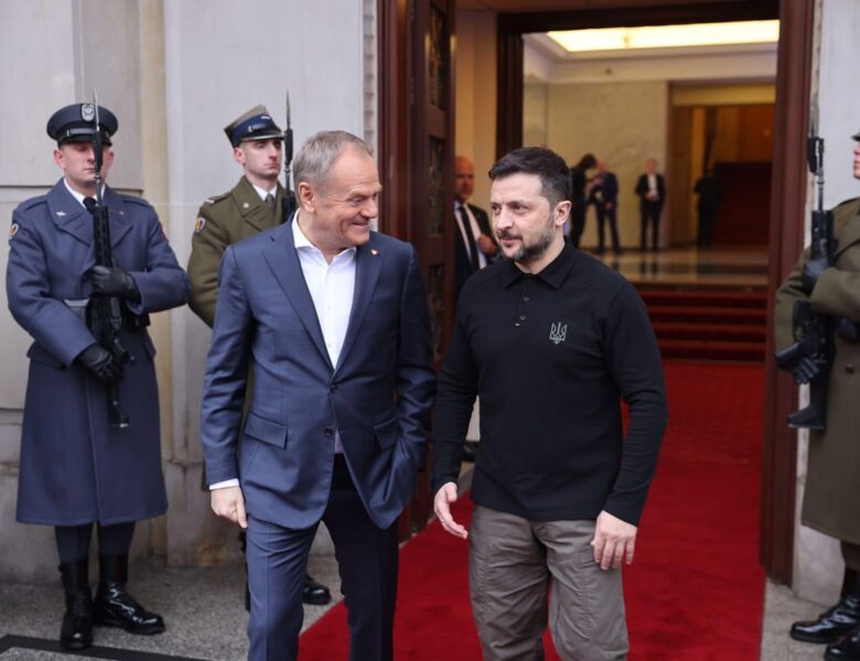 На фоні нападів на українців. Зеленський в Польщі