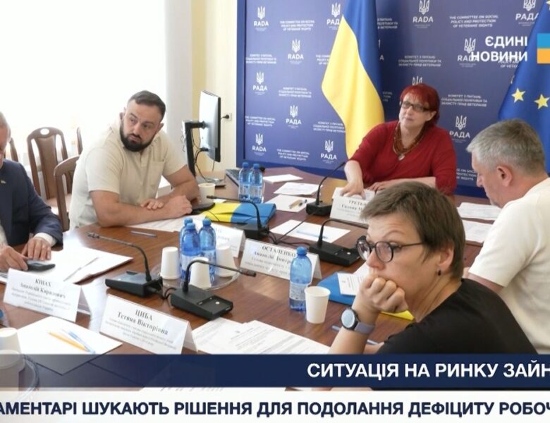 Ситуація на ринку зайнятості: парламентарі шукають рішення для подолання дефіциту робочої сили
