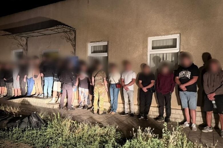 Прикордонники затримали відразу 13 ухилянтів