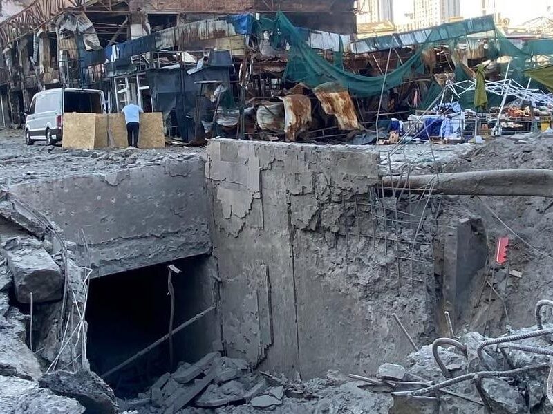 У Києві після удару РФ коло метро Лук&rsquo;янівська створять наземний перехід