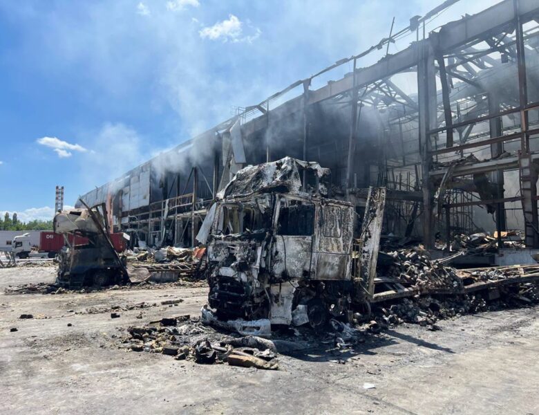 У Києві росіяни знищили склад Червоного Хреста
