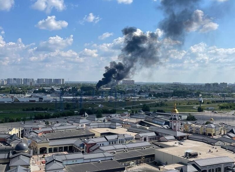 У Підмосков’ї палає електропідстанція