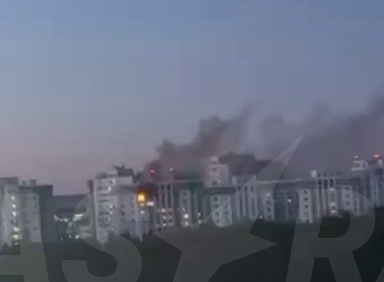 В РФ заявили про пожежу в будинку через атаку БпЛА