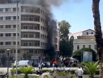 Вибухи біля готелю у Дамаску, де зупинився Макрон: 18 людей поранені
