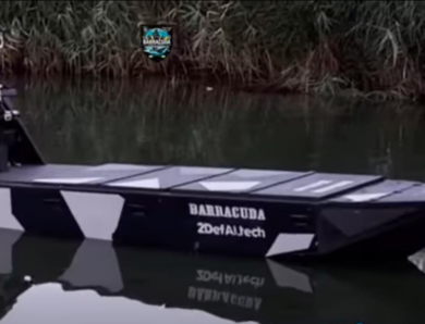 ВМС показали, як працює морський дрон Баракуда