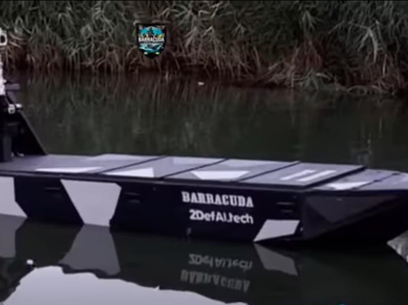 ВМС показали, як працює морський дрон Баракуда