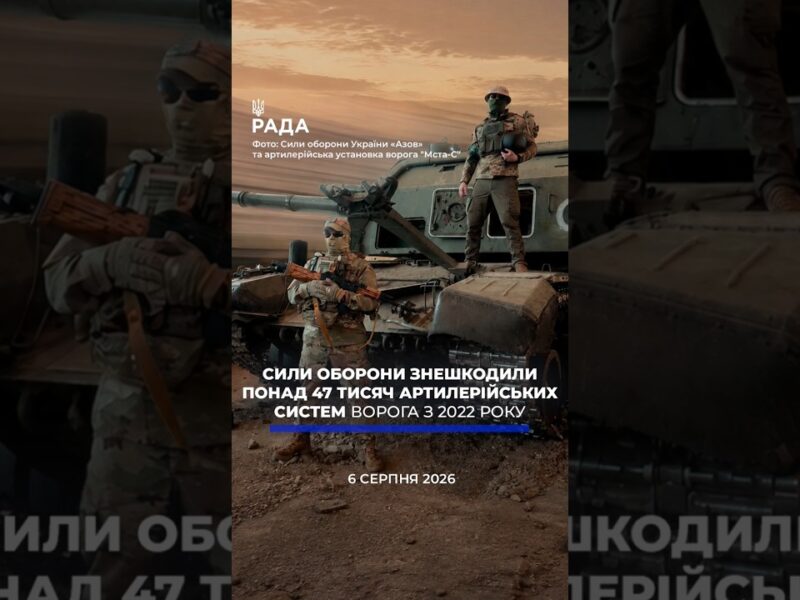 🗓️ 06.08.2026☀️ Ранкові новини🔴 1625-й день війни