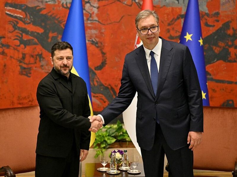 Зеленський проводить переговори Вучичем у Белграді